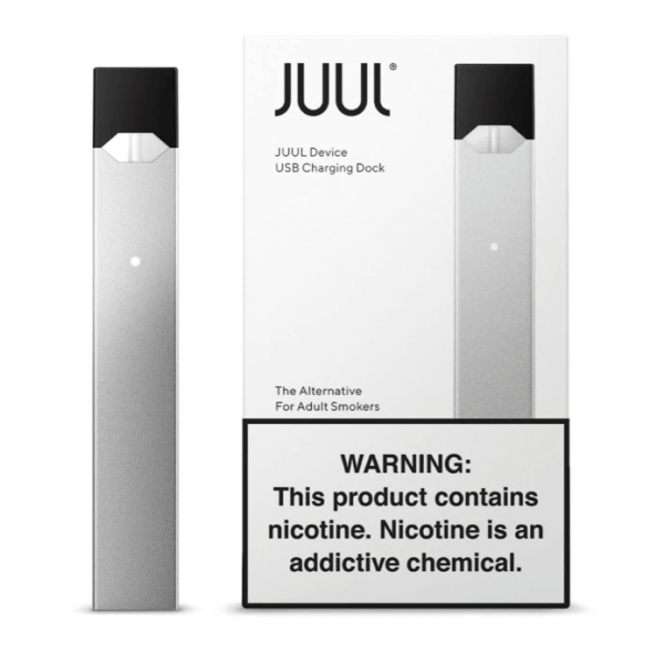 JUUL device silver